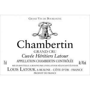 Chambertin Grand Cru "Cuvée Héritiers Latour"
